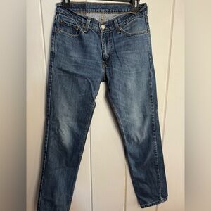 adidas Men's Slim Straight Blue Denim Jeans